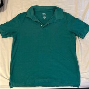 Craft & Barrow Green Polo Shirt Classic Cotton Blend
